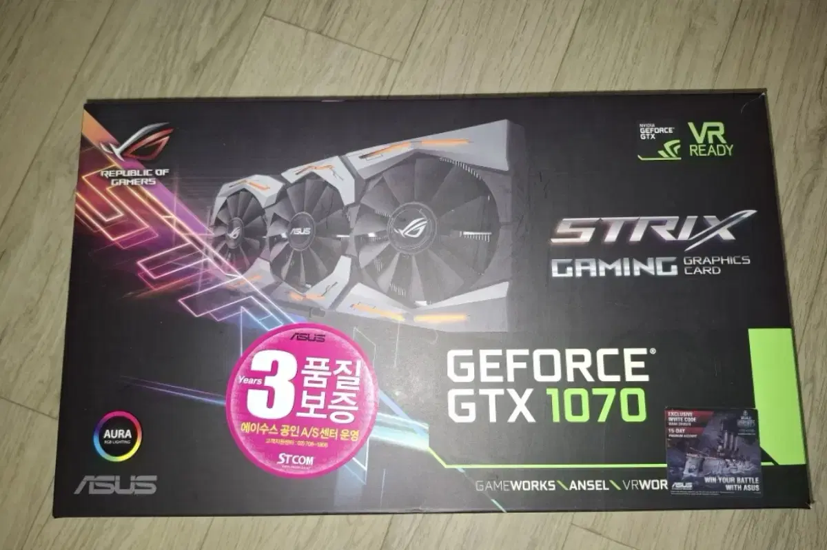 ASUS STRIX GTX 1070 oc 8gb 그래픽 카드